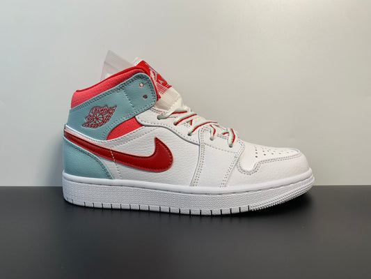 Air Jordan 1 Mid White Topaz Mist - Main View