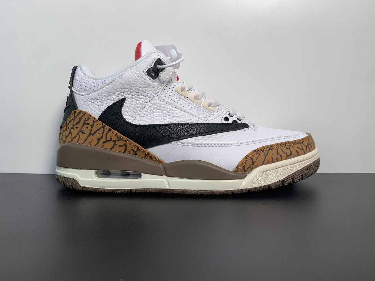 Travis Scott 2 x Air Jordan 3 Tan Brown CT8532-120 - Main View