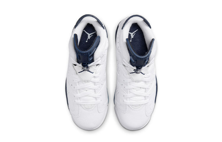 Air Jordan 6 Retro GS Midnight Navy 384665-141 - Angle View 4