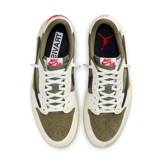 Air Jordan 1 Retro Low OG SP x Travis Scott ‘Reverse Olive’ - Angle View 4