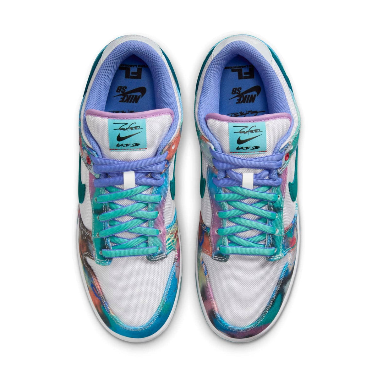 Nike x Futura Laboratories SB Dunk Low ‘Bleached Aqua’ - View 5