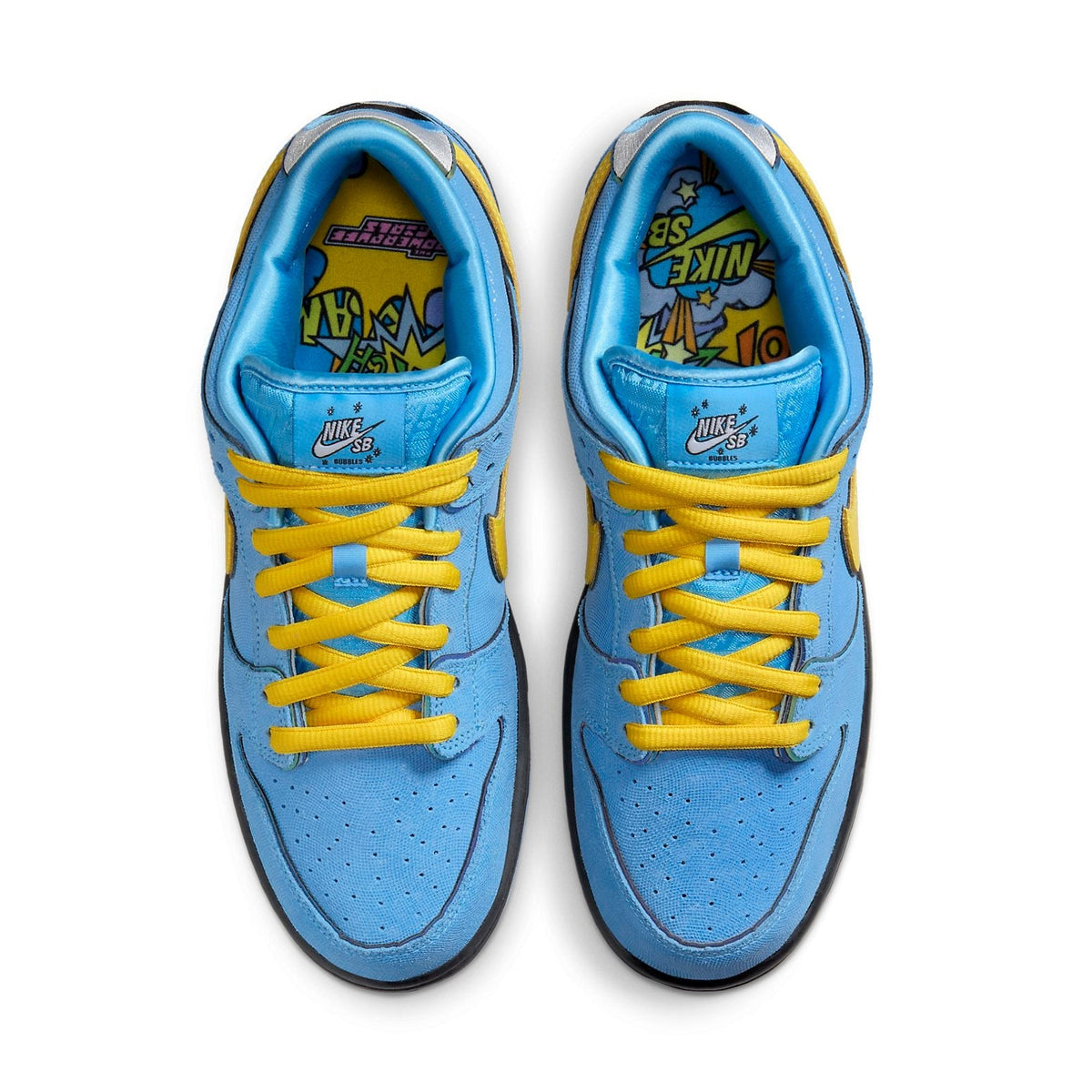The Powerpuff Girls ✖️ Nike SB Dunk  low Prox QS “Bubbles” Blue Chill   FZ8320-400 - View 3