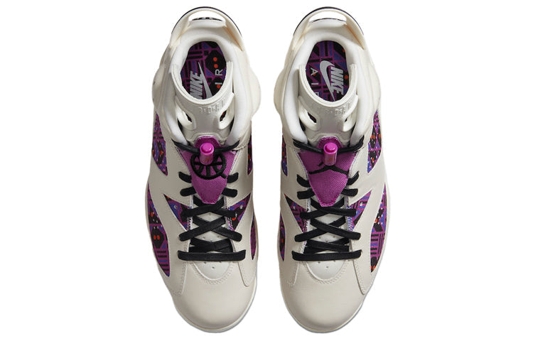 Air Jordan 6 Retro Quai 54 - Purple CZ4152-101 - Angle View 4