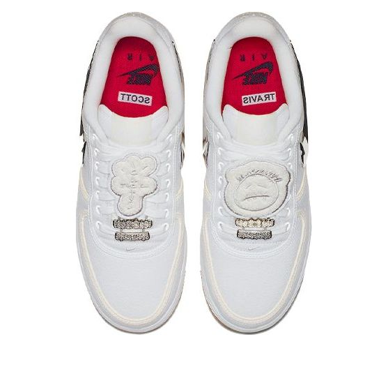 Nike x Travis Scott Air Force 1 ‘White’ - Angle View 4