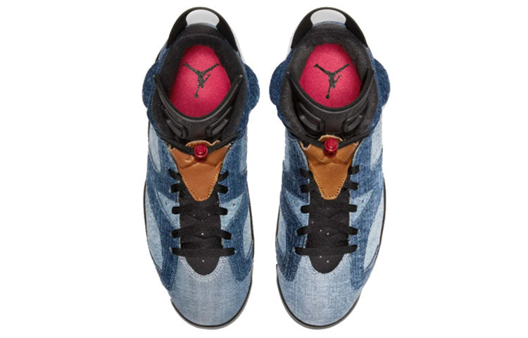Air Jordan 6 Retro Washed Denim CT5350-401 - Angle View 4