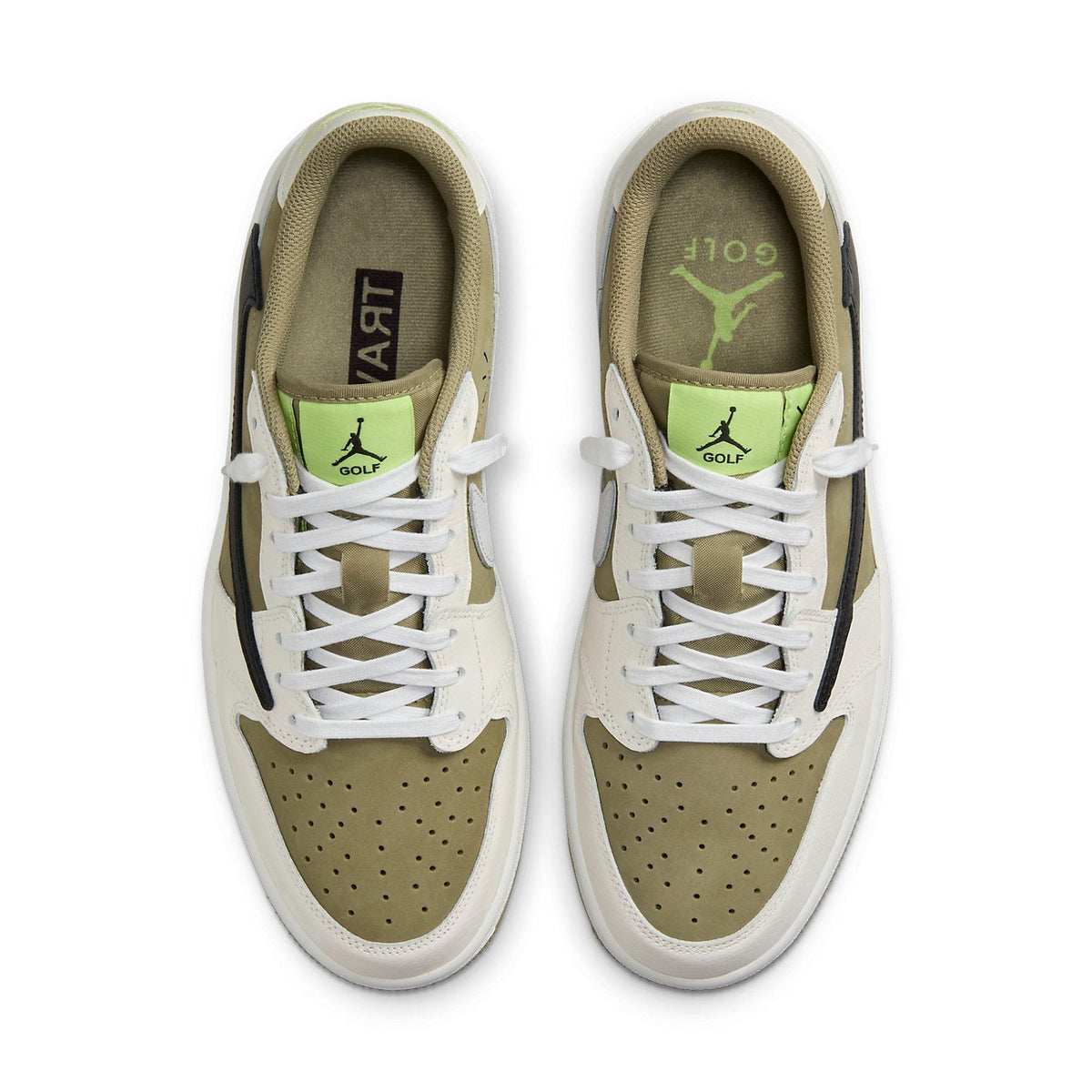 Air Jordan 1 Low Golf x Travis Scott ‘Neutral Olive’ - Angle View 4