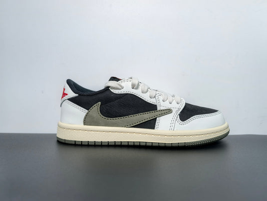 Travis Scott X Wmns Air Jordan 1 Retro Low OG Olive PRE-OWNED - Main View