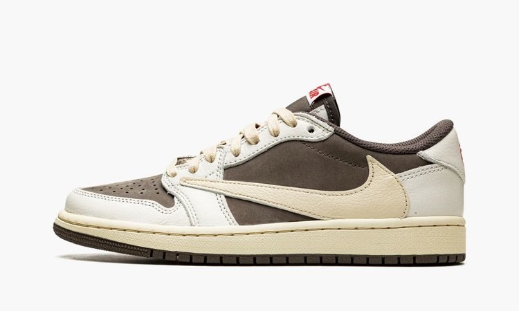 AIR JORDAN 1 LOW OG "Travis Scott - Reverse Mocha" - Angle View 2