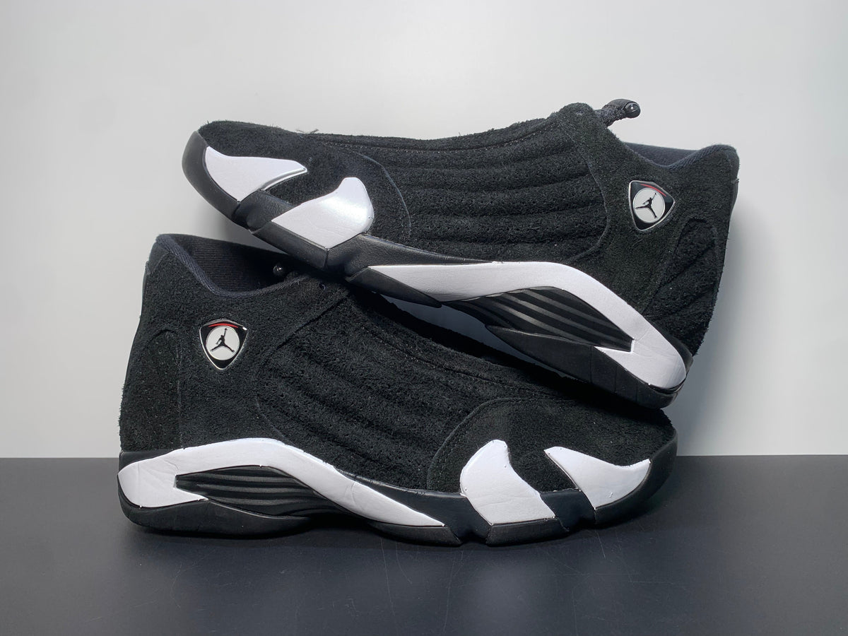 Air Jordan 14 “Black White University Red”487471-016 - Angle View 6
