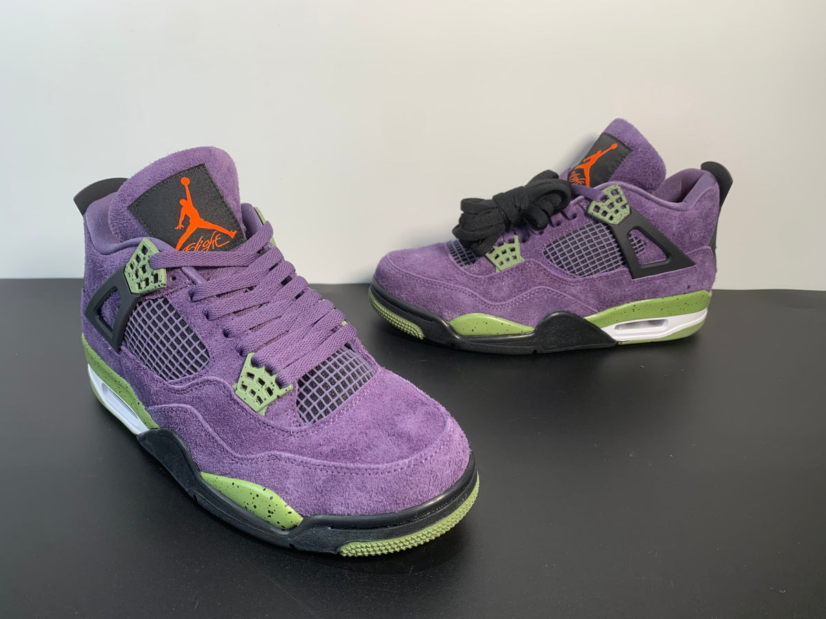 Air Jordan 4 Retro Canyon Purple AQ9129-500 - Angle View 5