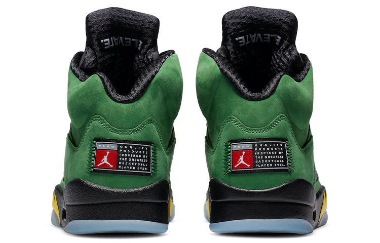 Air Jordan 5 SE Oregon Ducks CK6631-307 - Angle View 5