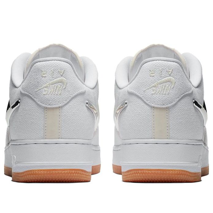 Nike x Travis Scott Air Force 1 ‘White’ - Angle View 5