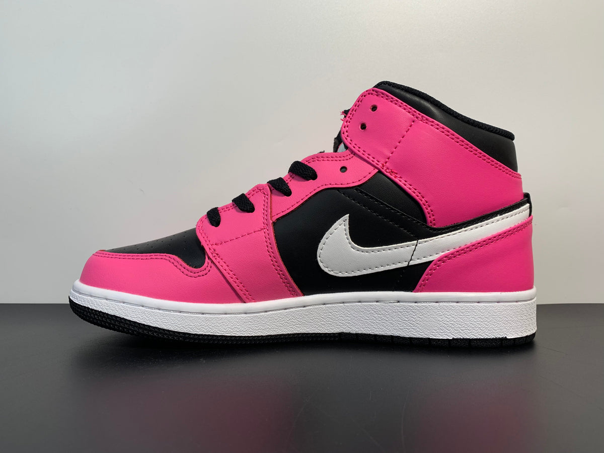 Air Jordan 1 Mid Pinksicle 555112-002 - Angle View 2