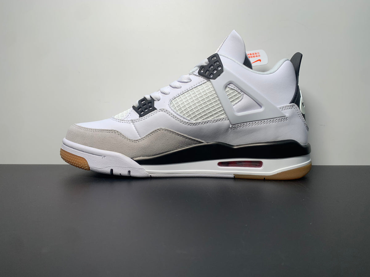 Air Jordan 4 X Nike SB Unisex Sneakers DR5415-100 - Angle View 2