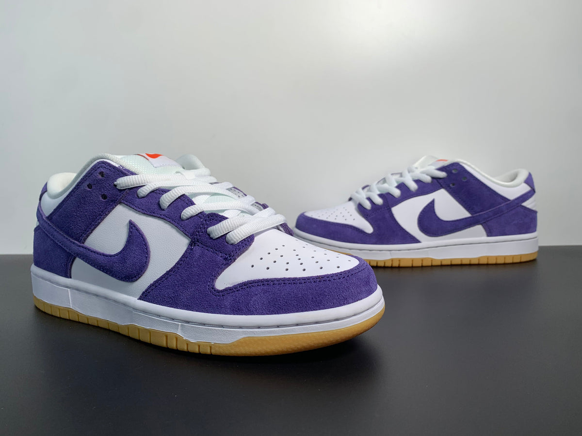 Nike SB Dunk Low “Purple Suede” Pro ISO Orange Label Court Purple Gum DV5464-500 - View 3