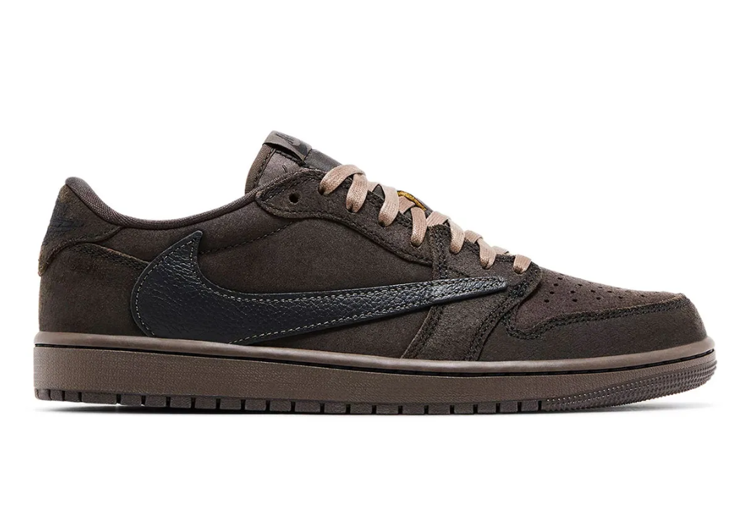 Air Jordan 1 Retro Low OG SP x Travis Scott ‘Velvet Brown’ DM7866-202 - Angle View 2