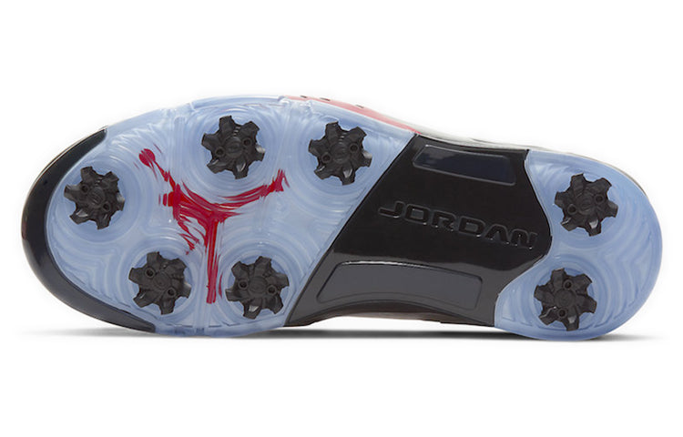 Air Jordan 5 Low Golf 'Fire Red' White/Black/Metallic Silver/Fire Red CU4523-100 - Angle View 6