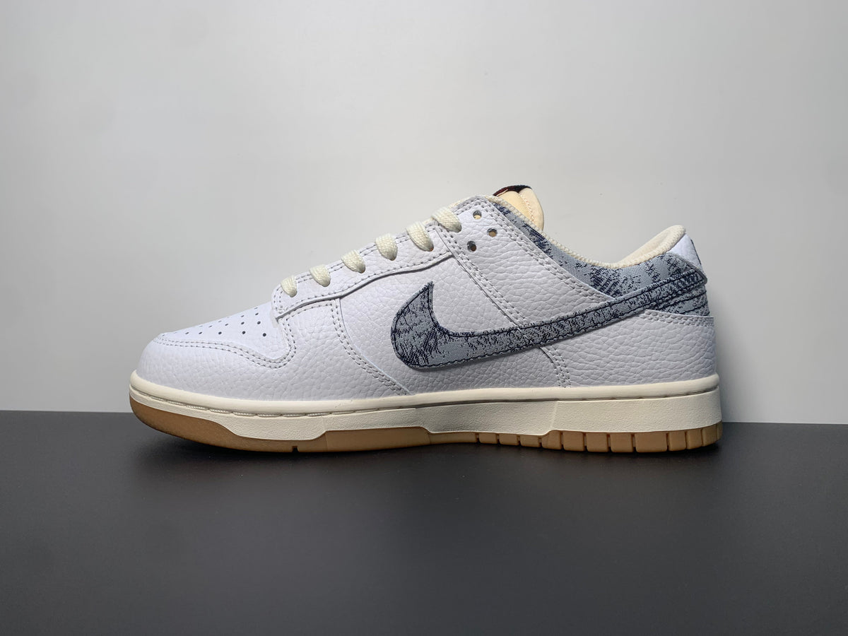 Nike Dunk Low “Washed Denim” FN6881-100 - View 2