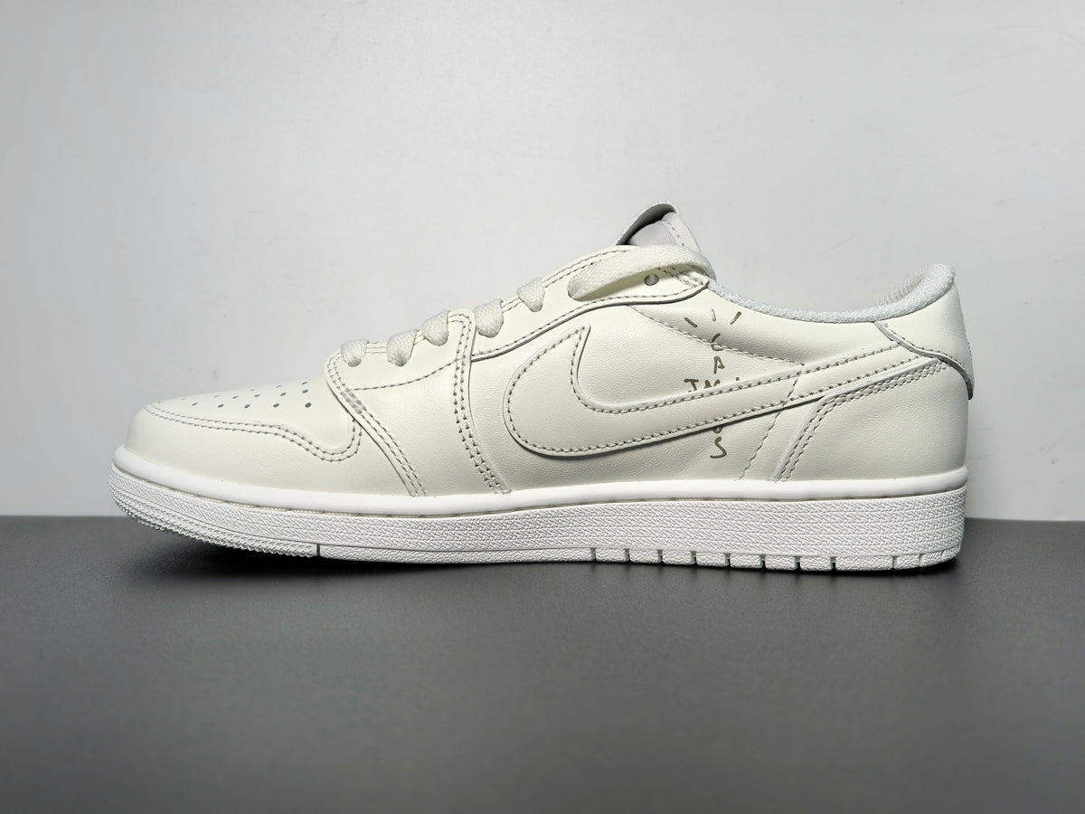 Travis Scott x Wmns Air Jordan 1 Retro Low OG SP 'Michael Rubin White Party' - Angle View 2