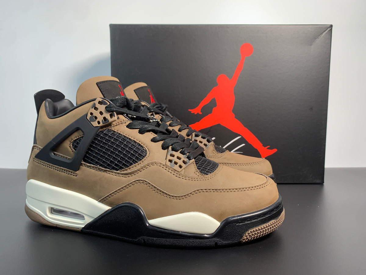 Travis Scott x Air Jordan 4 Olive Cactus Jack - Angle View 4
