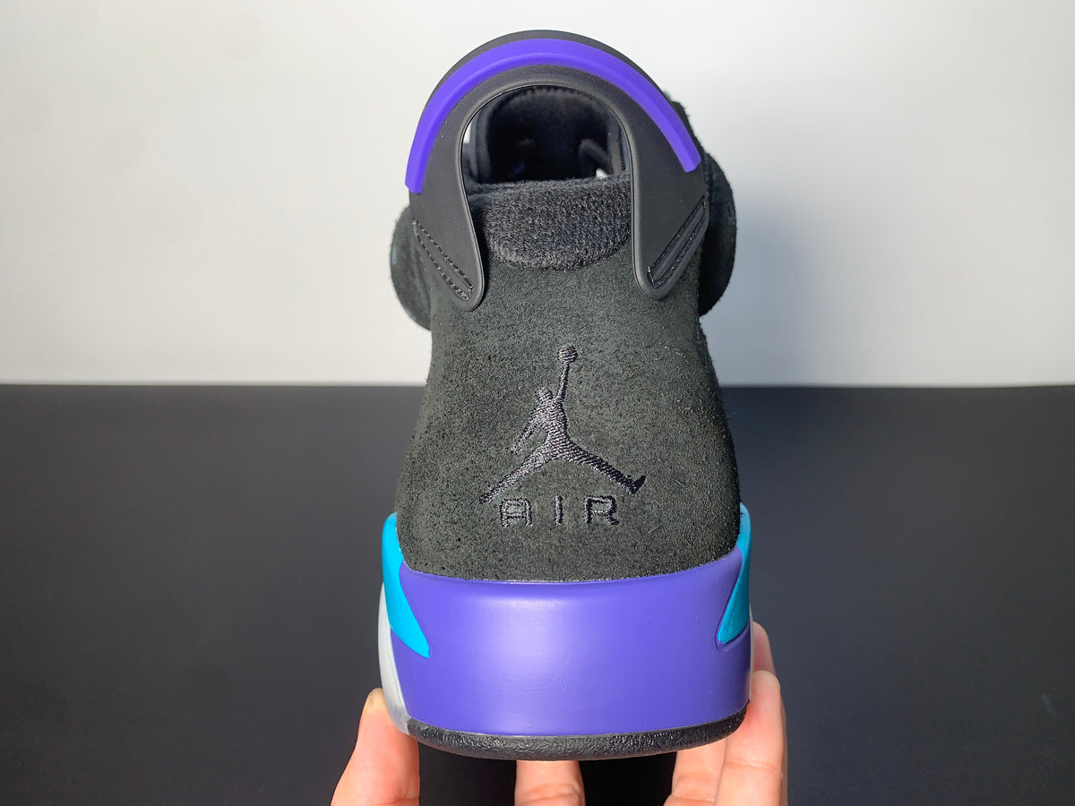 Air Jordan 6 “Aqua”Blue Purple CT8529-004 - Angle View 7