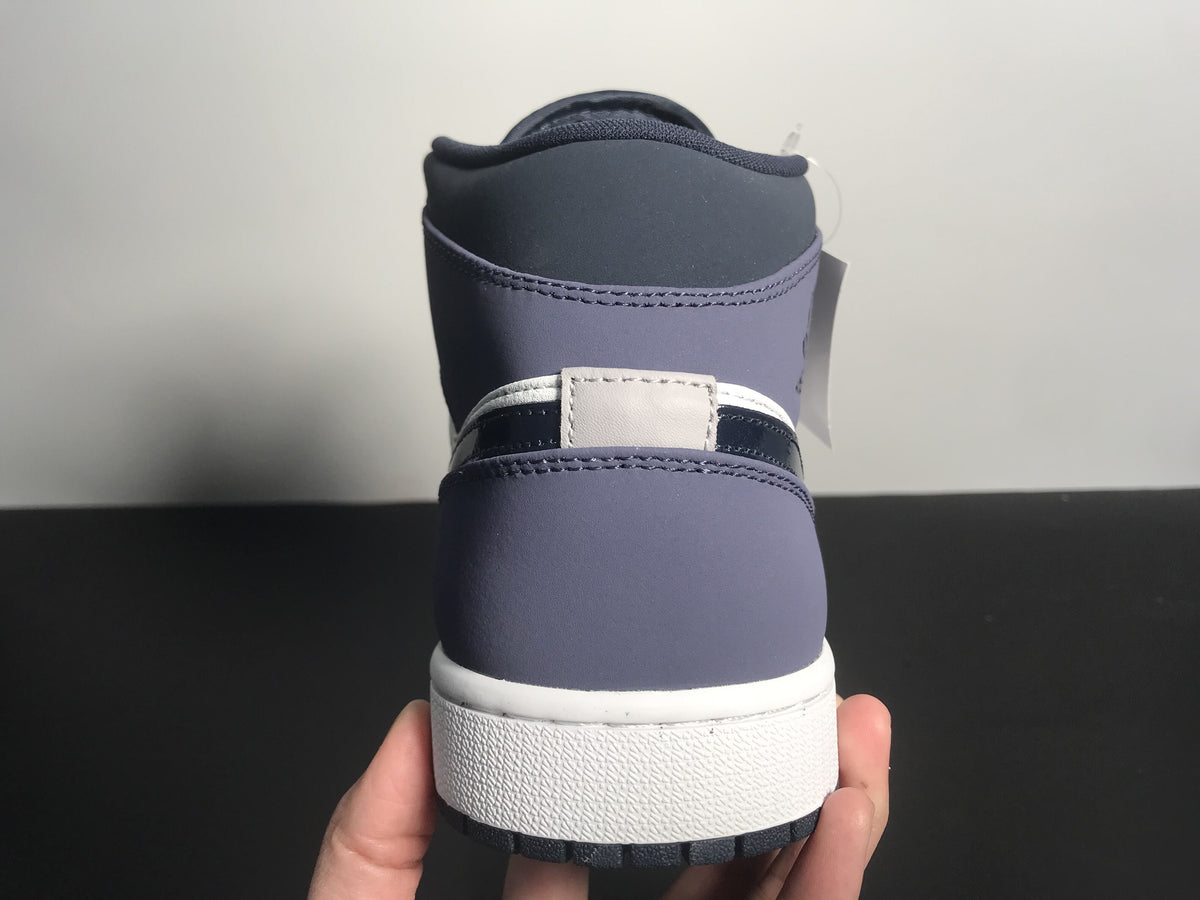 Air Jordan 1 Mid Sanded Purple - Angle View 7