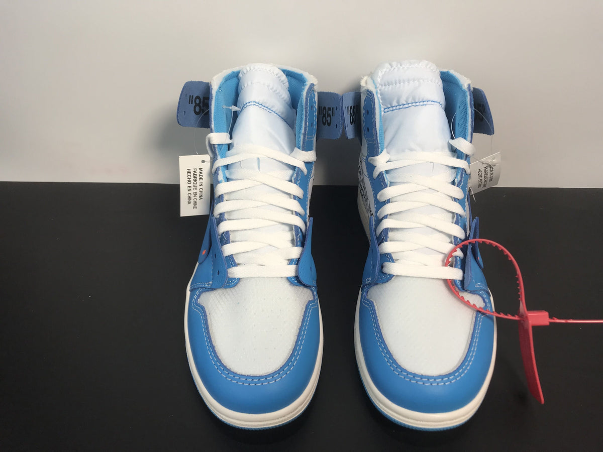 Air Jordan 1 x Off-White Retro High OG ‘UNC’ AQ0818-148 - Angle View 9