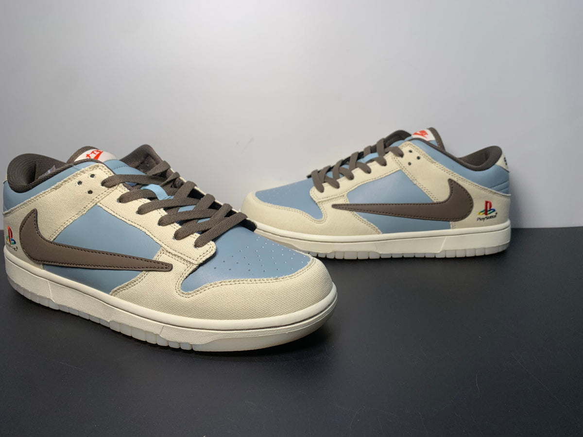 Travis Scott x PlayStation x Nike Dunk Low CU1726-800 - Angle View 3