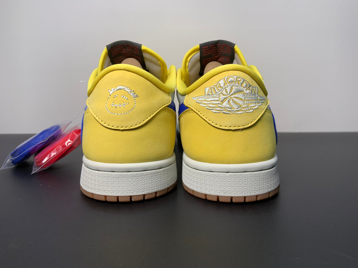 Air Jordan 1 Retro Low OG SP x Travis Scott ‘Canary’ DZ4137-700 - Angle View 10