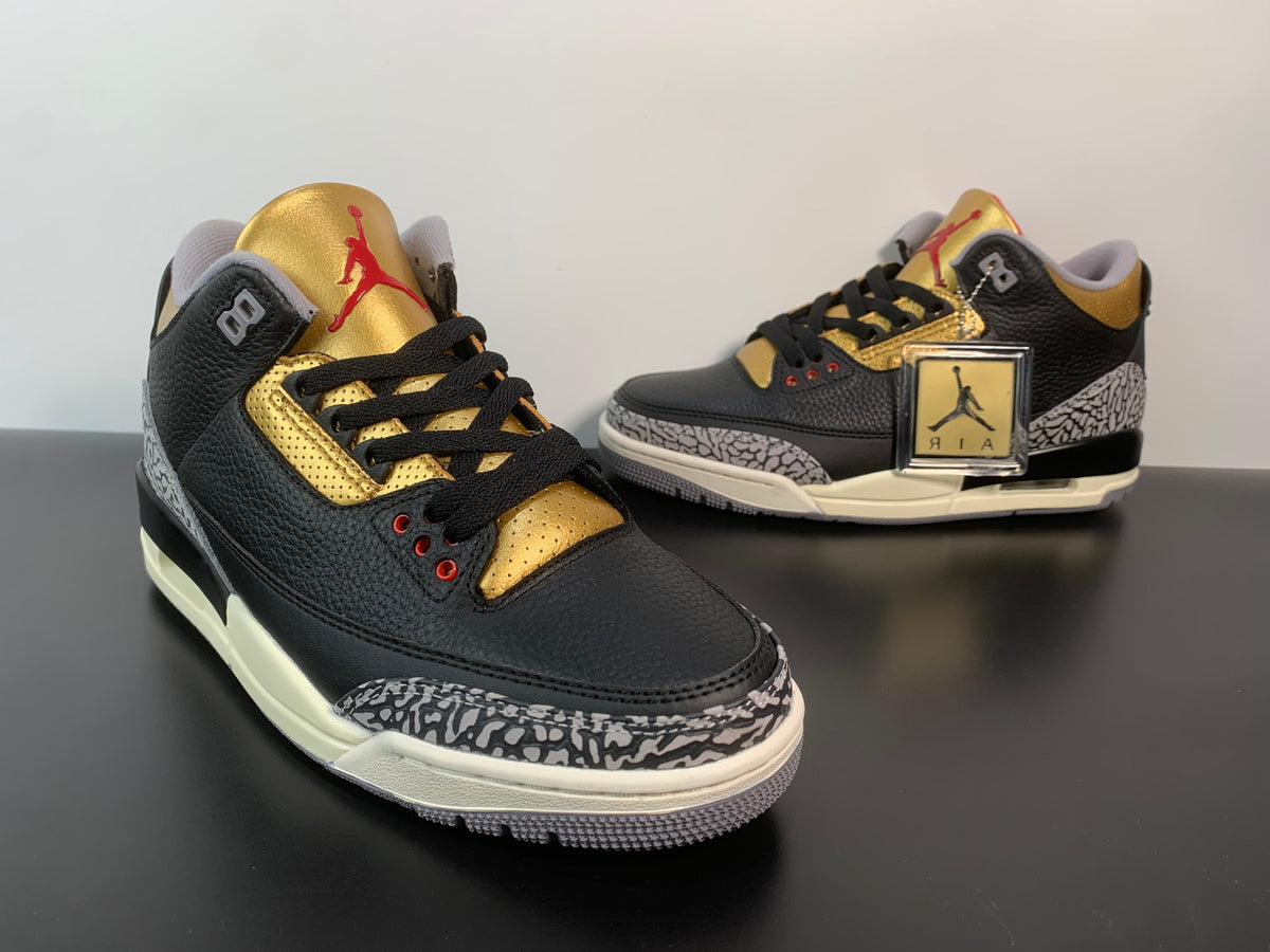 Air Jordan 3 WMNS “Black Gold” CK9246-067 - Angle View 3