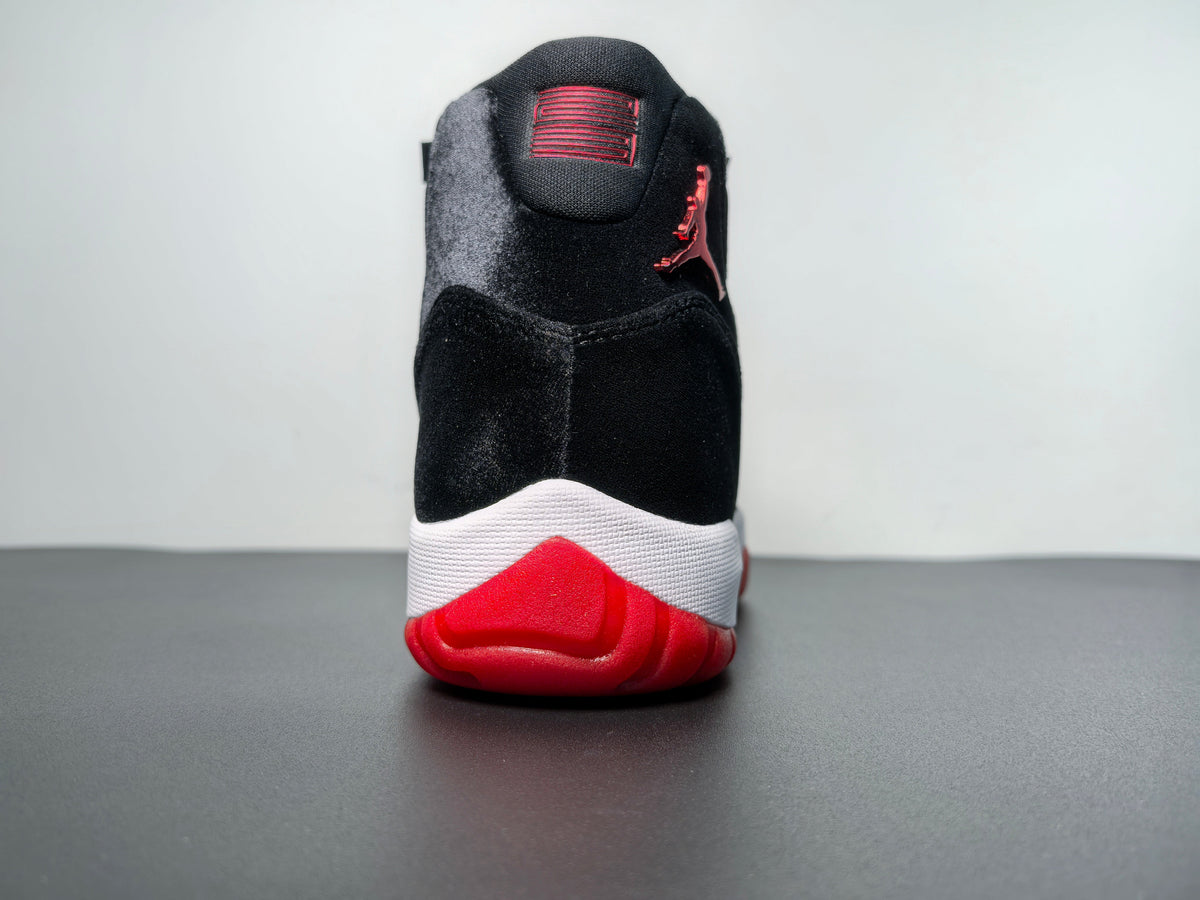 Air Jordan 11 WMNS “Bred Velvet” Rumored to Release Holiday 2024  DB5457-061 - Angle View 10