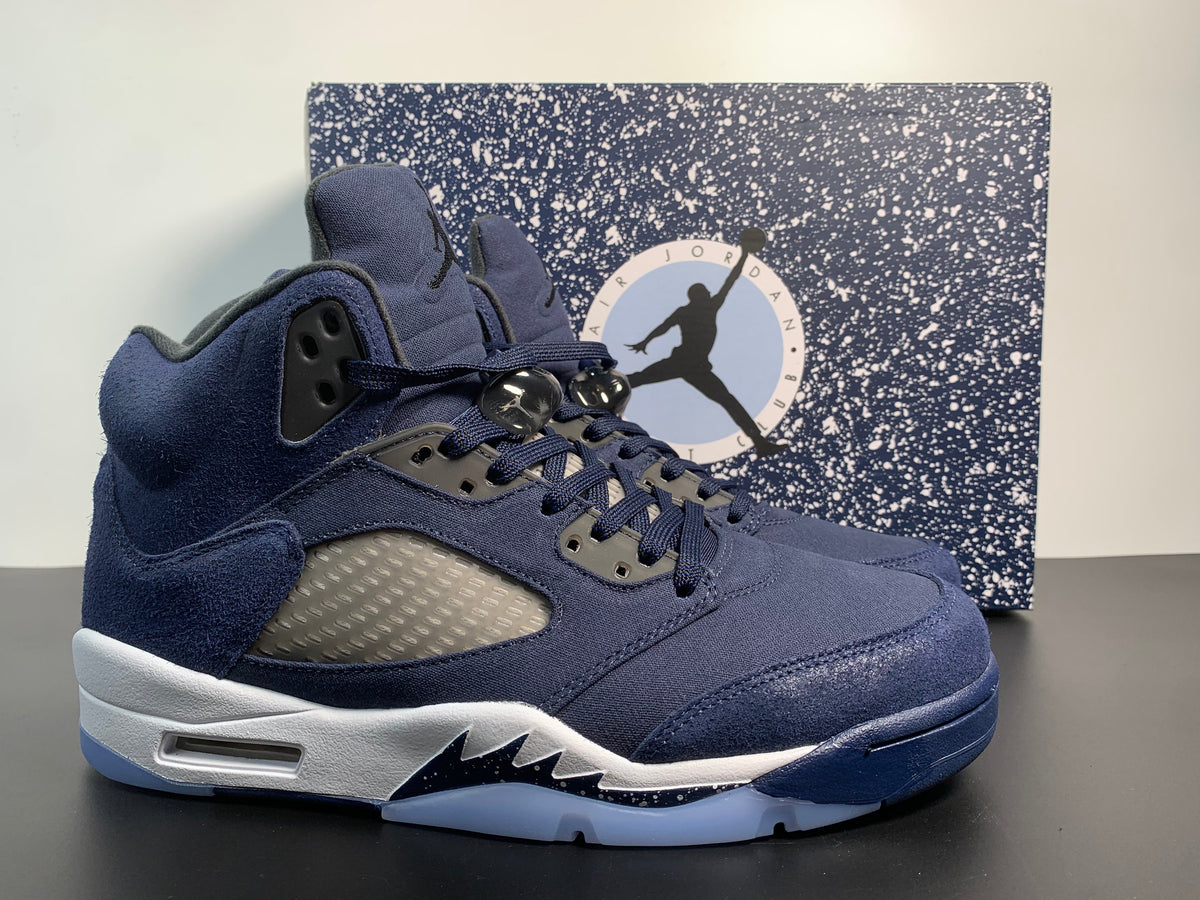 Air Jordan 5 “Midnight Navy”FD6812-400 - Angle View 6