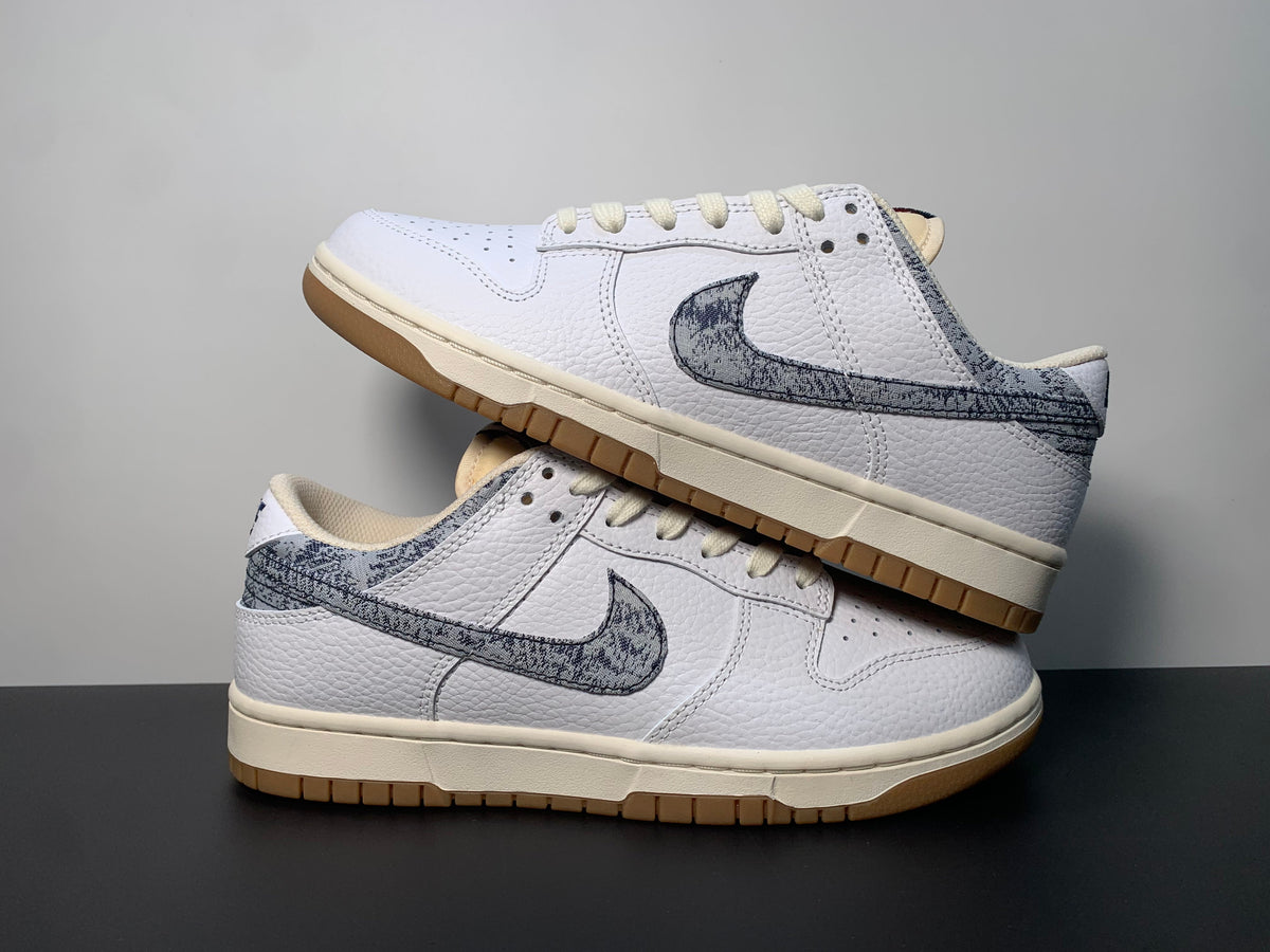 Nike Dunk Low “Washed Denim” FN6881-100 - View 4