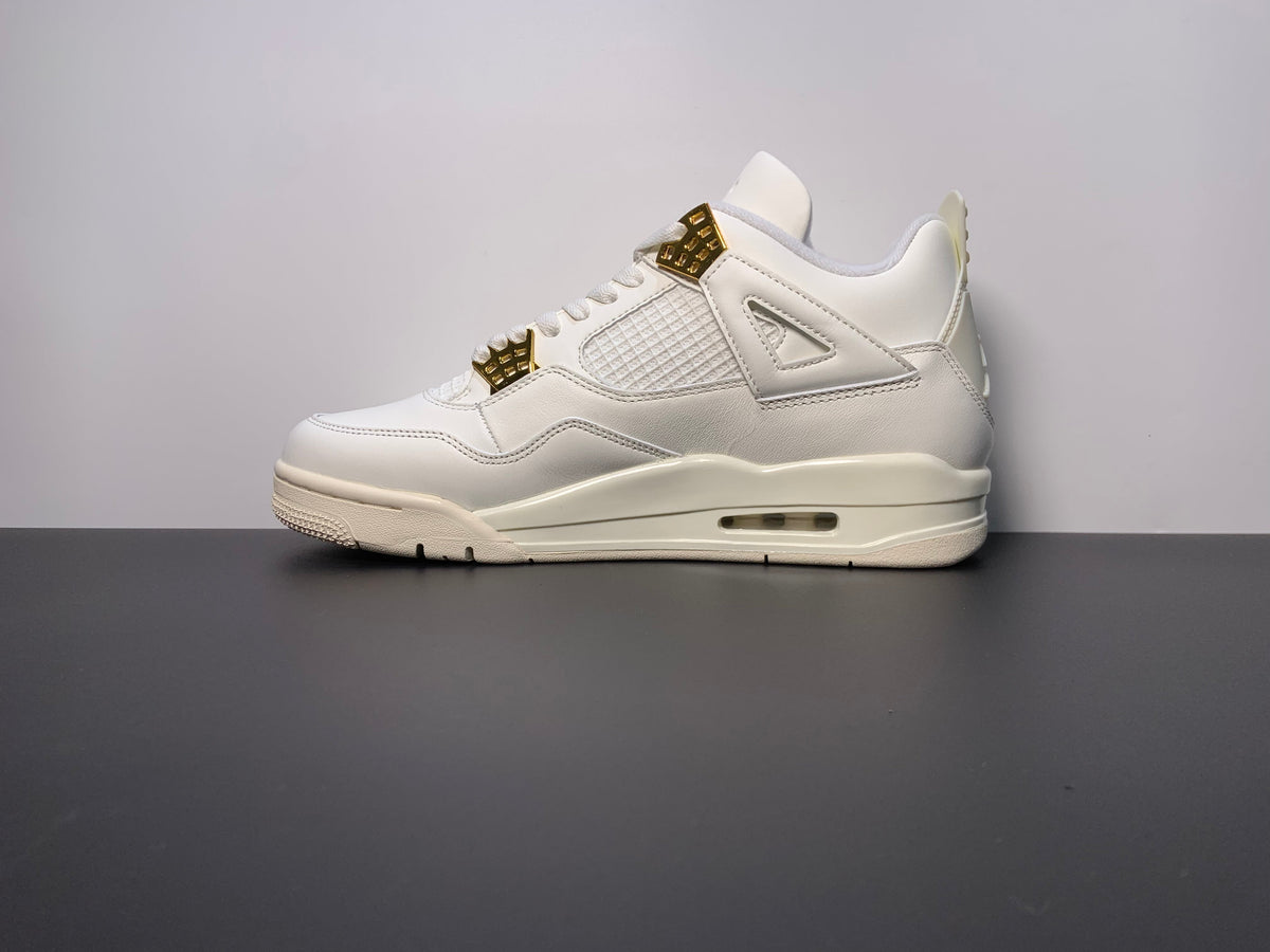 Air Jordan 4 Retro Metallic Gold AQ9129-170  Air Jordan 4 WMNS “Sail” - Angle View 2
