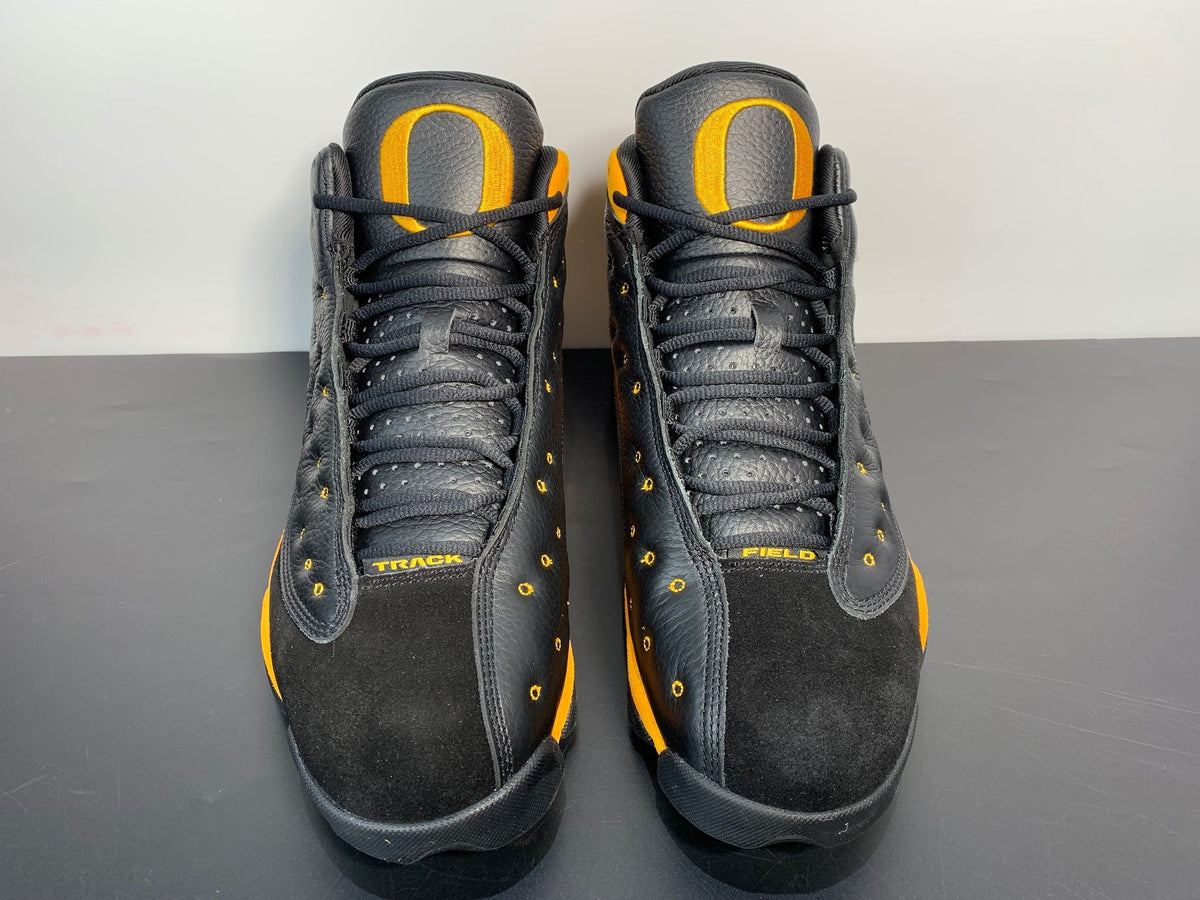 New Air Jordan 13 Retro Carmelo Class of 2002 Oregon Dunks SE - Angle View 5