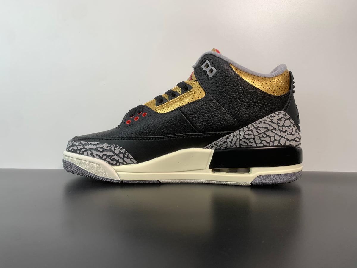 Air Jordan 3 WMNS “Black Gold” CK9246-067 - Angle View 2