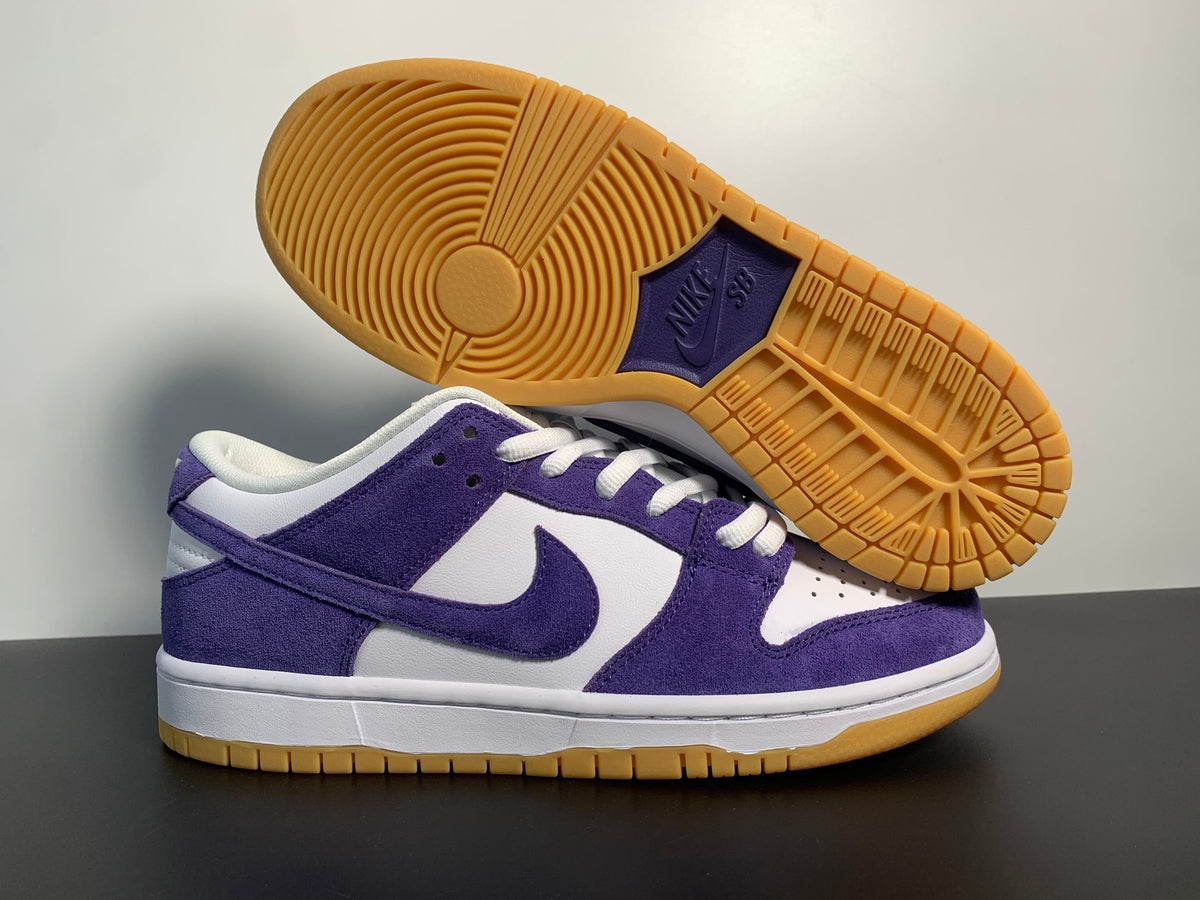 Nike SB Dunk Low “Purple Suede” Pro ISO Orange Label Court Purple Gum DV5464-500 - View 7