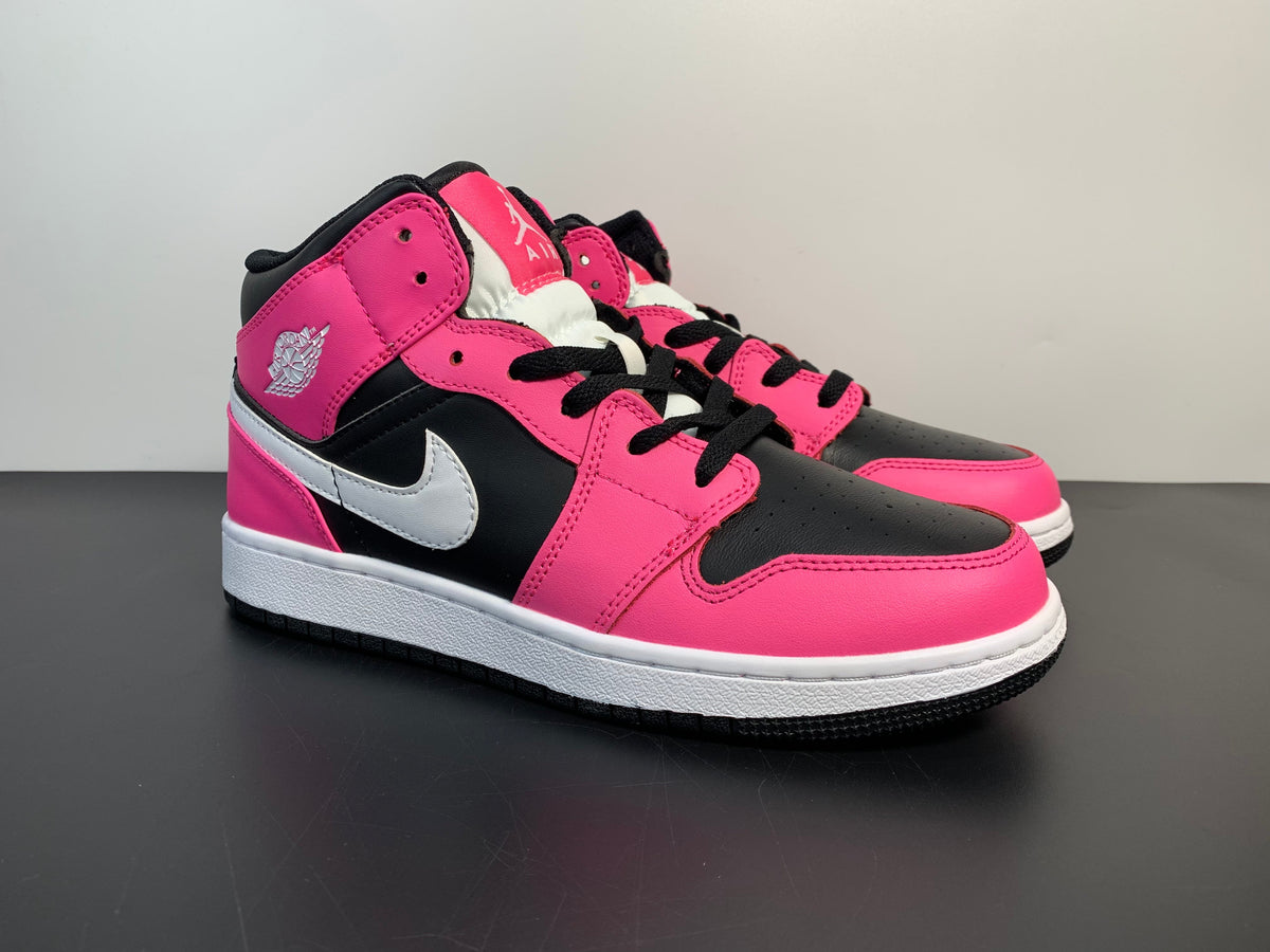 Air Jordan 1 Mid Pinksicle 555112-002 - Angle View 4