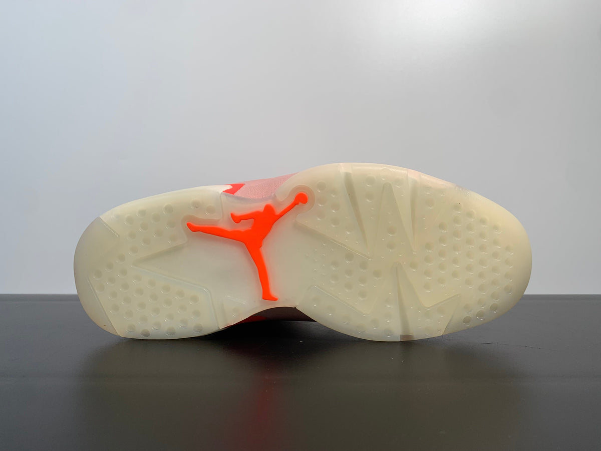 Womens WMNS Air Jordan 6 Retro NRG Rust Pink CI0550-600 - Angle View 6