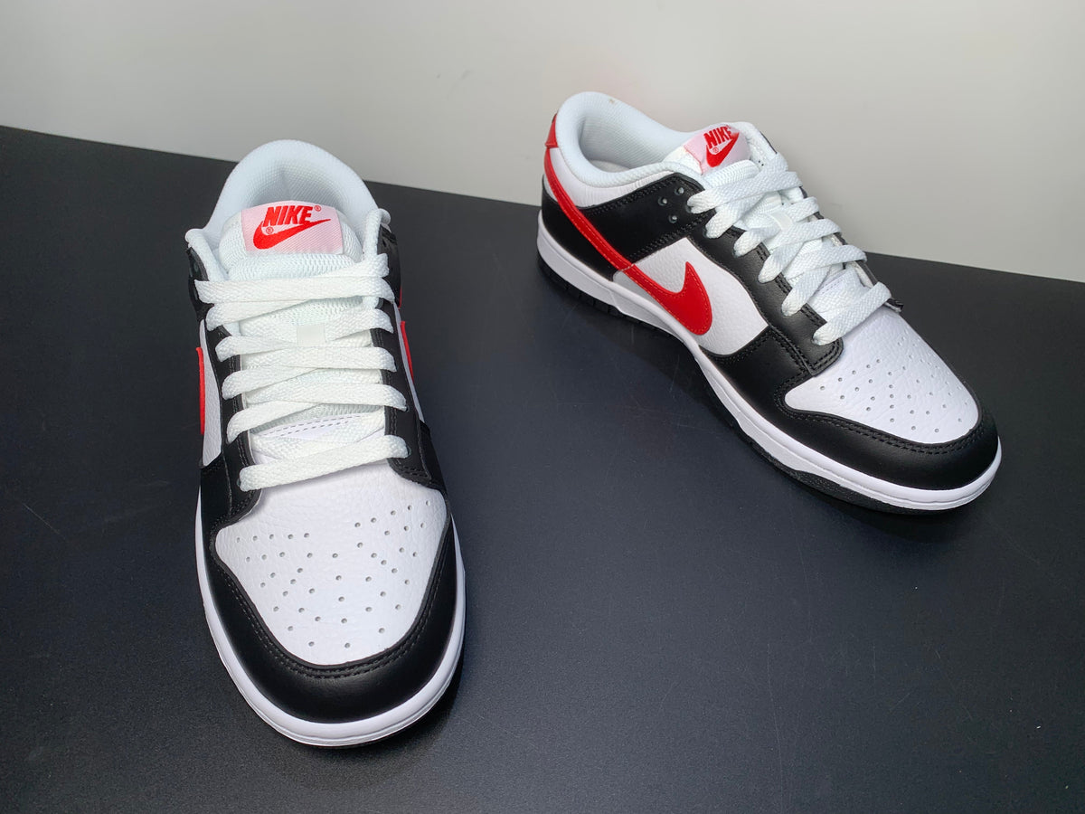 Nike Dunk Low 'Black White Red' - View 6