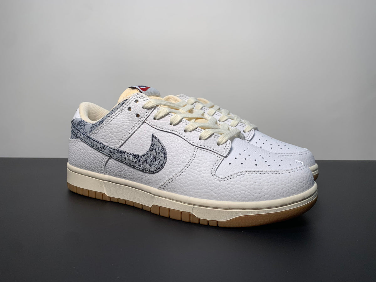Nike Dunk Low “Washed Denim” FN6881-100 - View 3