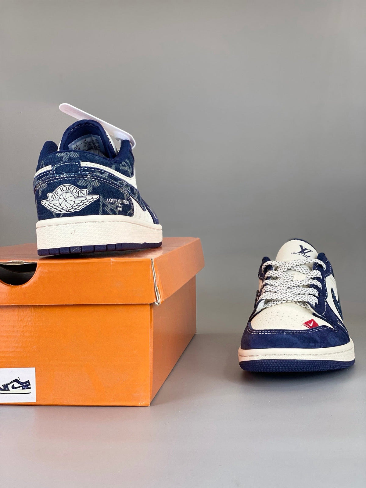 Nike Air Jordan 1 Low x Louis Vuitton YX5066-368 - Angle View 5