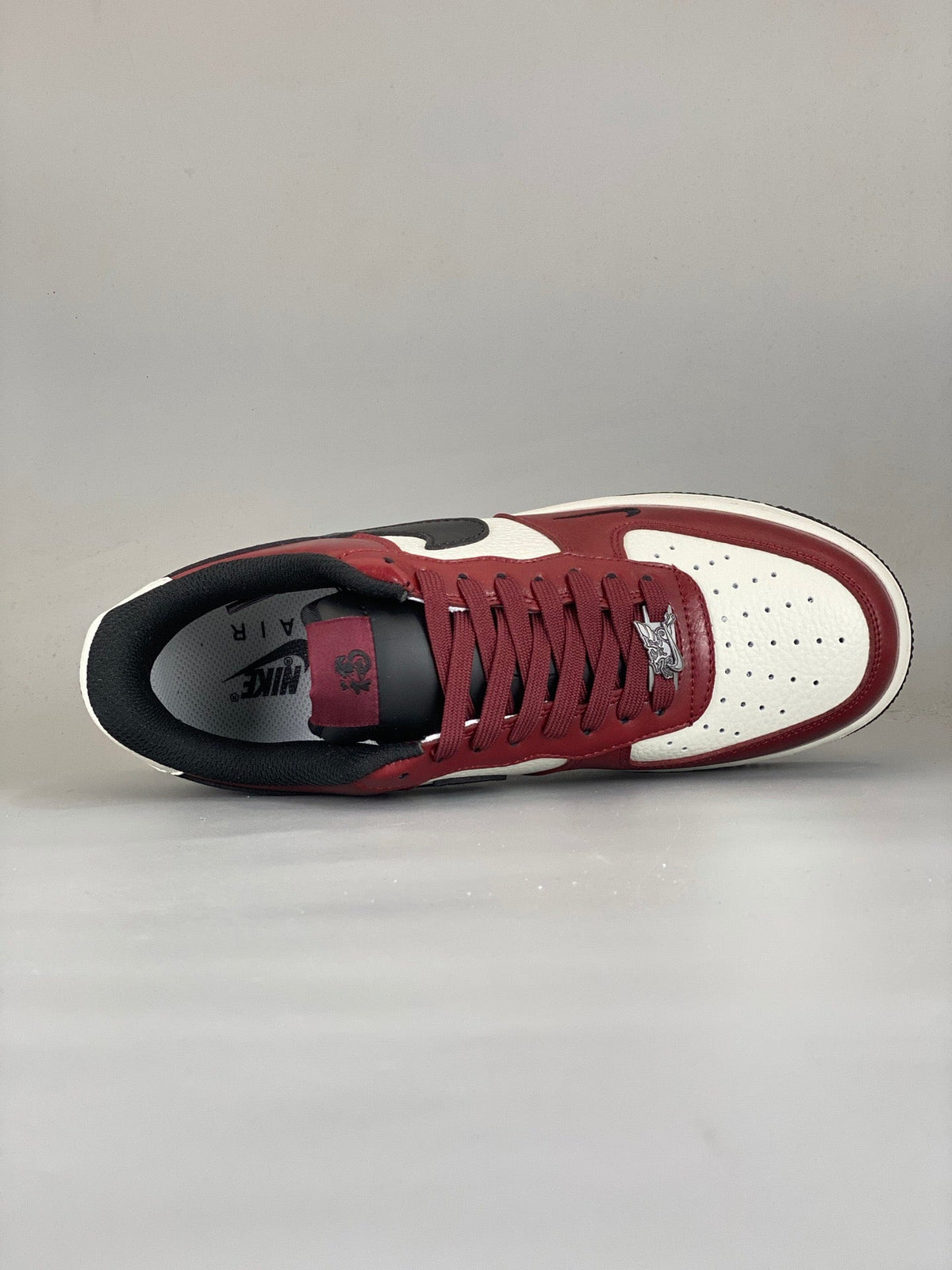 NIke Air Force 1 '07 Low  'Year of the Horse' Burgundy HF3148-102 - Angle View 2