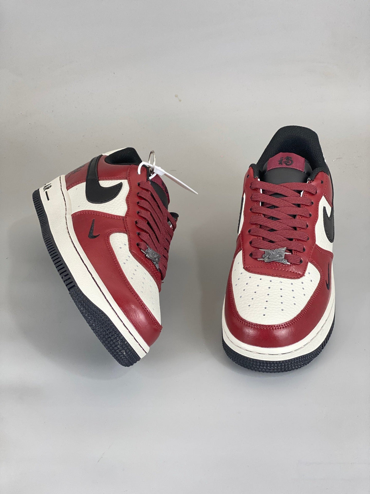 NIke Air Force 1 '07 Low  'Year of the Horse' Burgundy HF3148-102 - Angle View 7