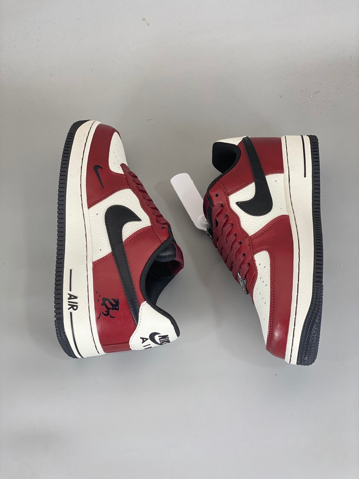 NIke Air Force 1 '07 Low  'Year of the Horse' Burgundy HF3148-102 - Angle View 8