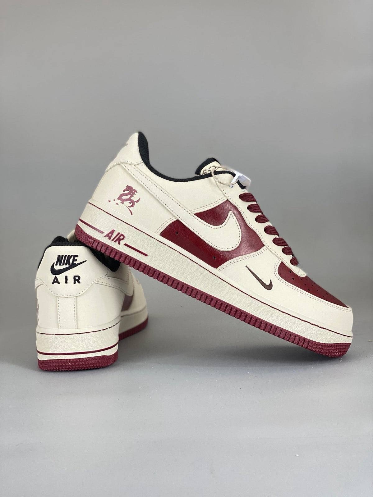 NIke Air Force 1 '07 Low  'Year of the Horse' White-Red NH0601-514 - Angle View 9