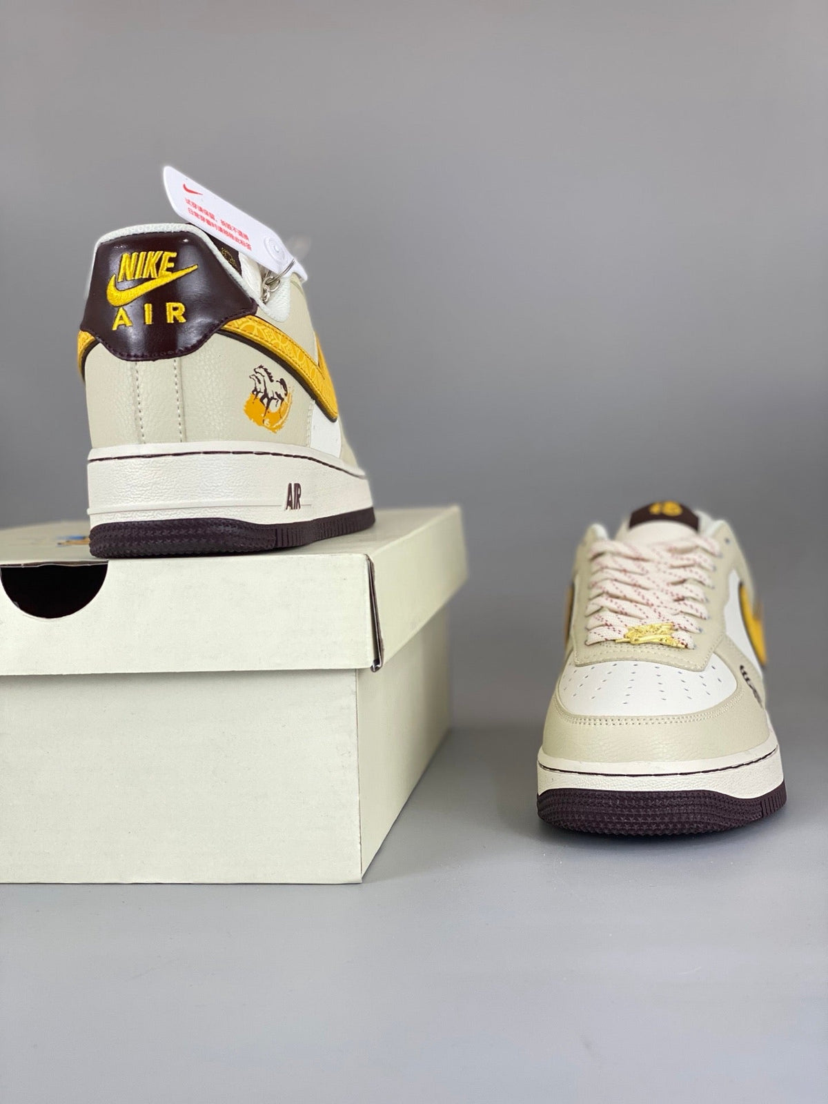 NIke Air Force 1 '07 Low  'Year of the Horse' Yellow NH0601-504 - Angle View 5
