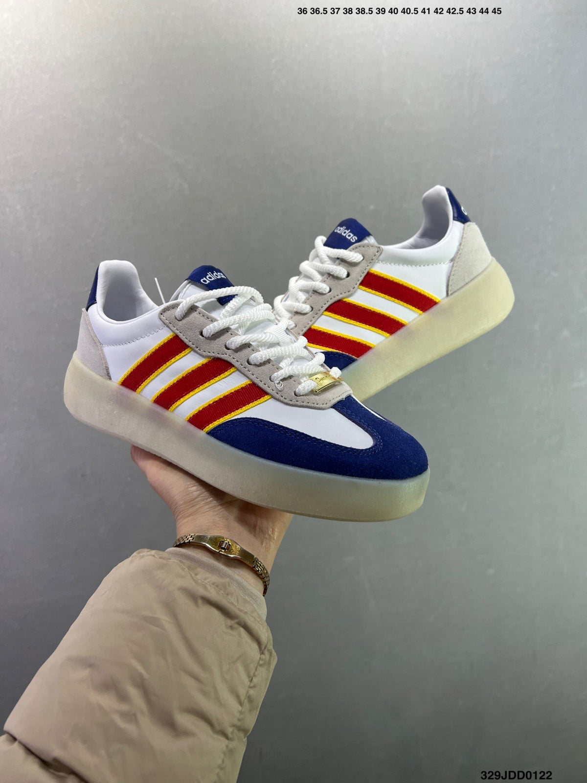 Adidas Barreda Decode  Low Blue-Red JI2315 - Main View