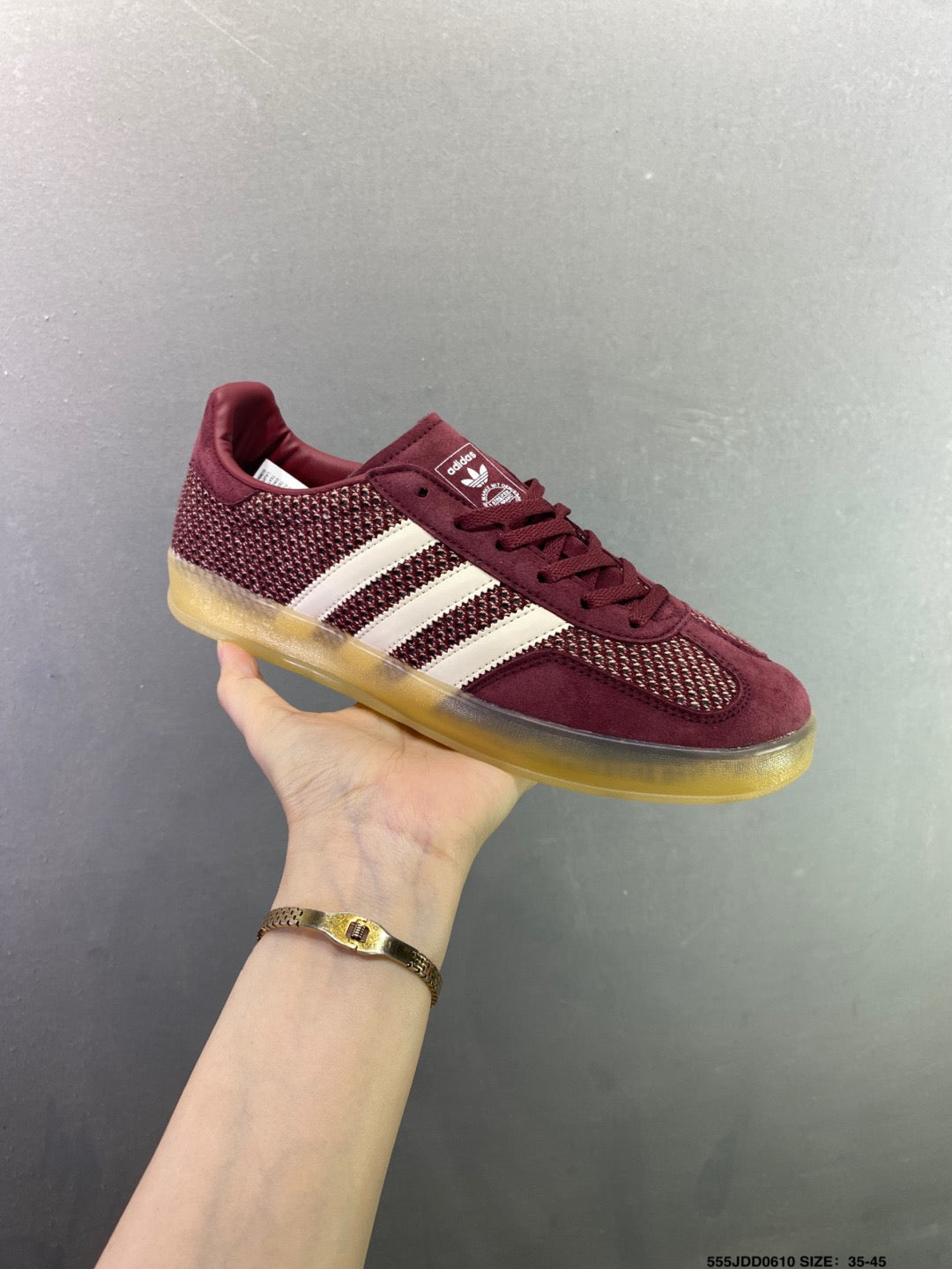 Adidas Originals Gazelle Indoor Red IF1808 - Angle View 2