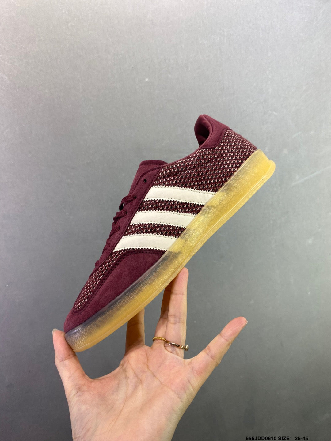 Adidas Originals Gazelle Indoor Red IF1808 - Angle View 3